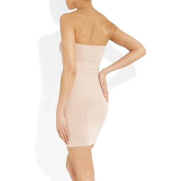 Spanx Slimmer & Shine Strapless Slip Rose Gold Size Small Nude Slimming Shaping - Picture 2 of 16